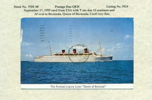 Postage Due QEII PDQ08