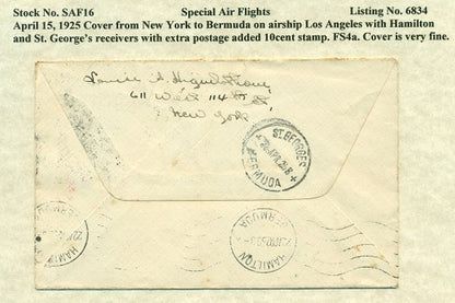 Special Air Flights 4/15/1925 SAF 16