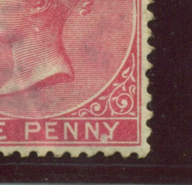 Queen Victoria Flaws dot by 'y' SG-24a QVF 60