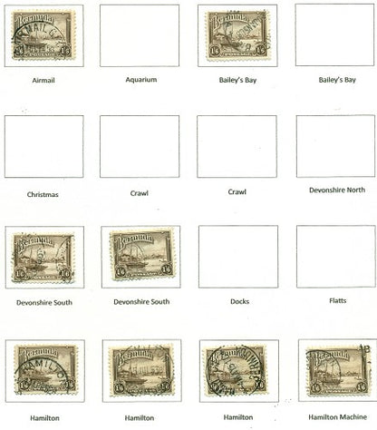 KGV & KGVI Cancels 1938 KGV Definitive KGX 07C