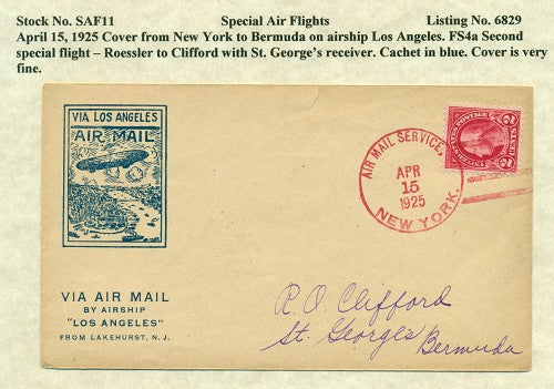 Special Air Flights 4/15/1925 SAF 11