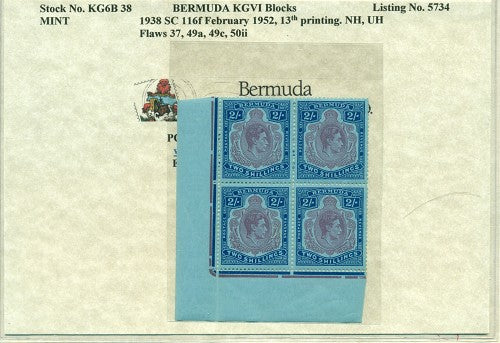 Block of KGVI KG6B 38