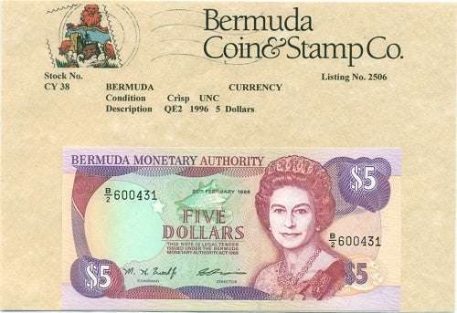 QE2   1996 $5.00 Note