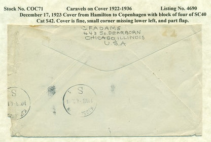 Caravels on Cover 1910-22, 71