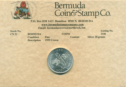 1959 Bermuda Silver Crown