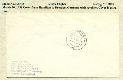 Special Air Flights 3/20/1958 SAF 43