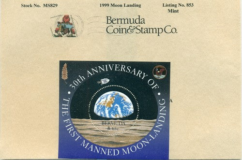 Souvenier sheet - Moon Landing