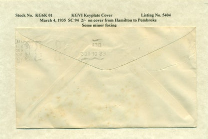 KGV & KGVI Keyplate Covers -KG6K1