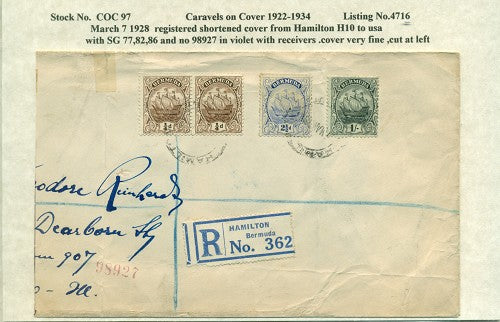 Caravels on Cover 1910-22, 97