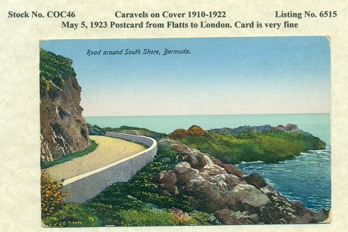 Caravels on Cover 1910-22 COC 46