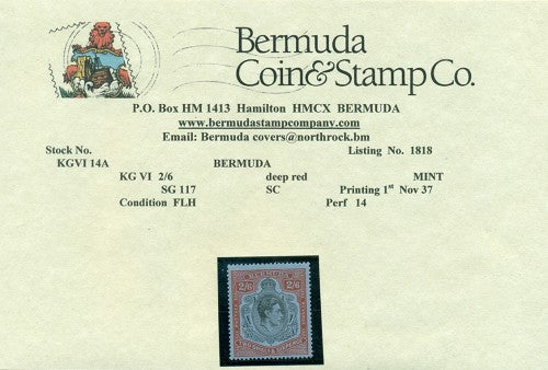 2/6  First printing November 1937 -KGVI 14a