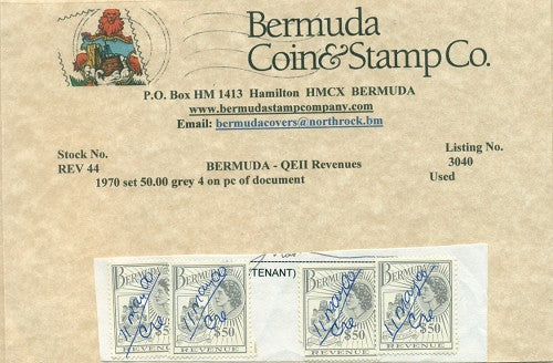 $50.00 strip of four