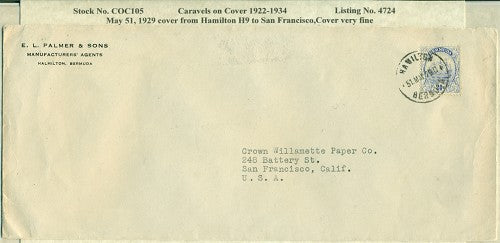 Caravels on Cover 1910-22, 105