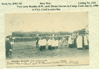 very early Bradly B.W. Devine service card