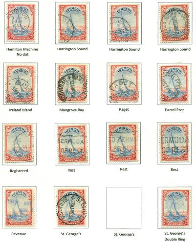KGV & KGVI Cancels 1936 KGV Definitive KGX 07A