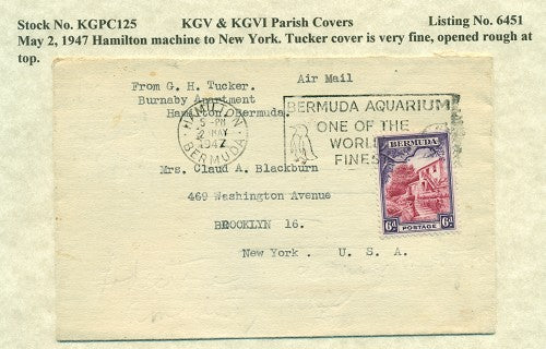 KGV & KGVI Parish Covers Hamilton May 2, 1947 KGPC 125