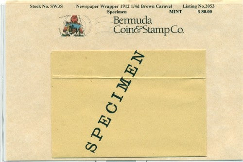 1912 brown Specimen news wrap.