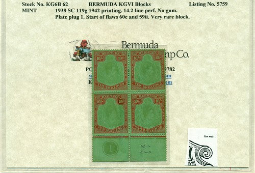 Block of KGVI KG6B 62