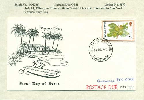Postage Due QEII PDQ 56