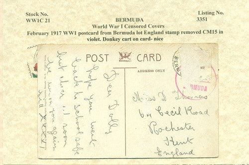 February 1917 England stamp