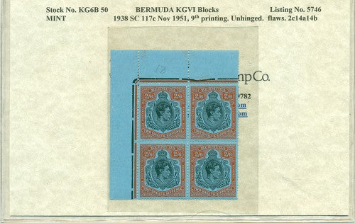 Block of KGVI KG6B 50