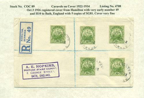Caravels on Cover 1910-22, 89
