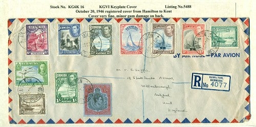 KGV & KGVI Keyplate Covers KG6K 16