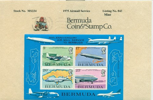 Souvenier sheet - Airmail service