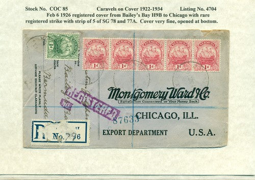 Caravels on Cover 1910-22, 85
