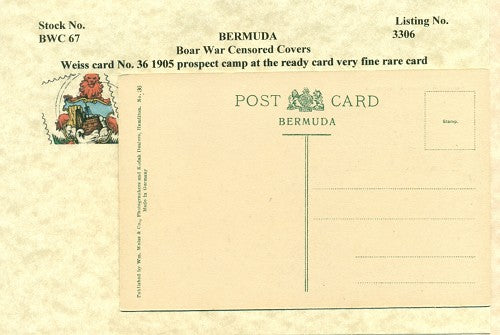 Weiss card no 36 Prospect Camp