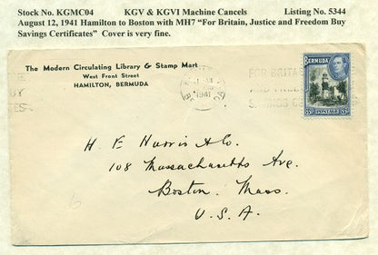 Machine Cancels- August 12, 1941