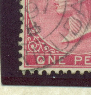 Queen Victoria Flaws Break in 'o' SG-24a QVF 52