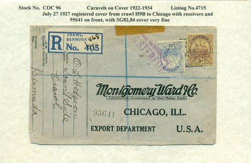 Caravels on Cover 1910-22, 96