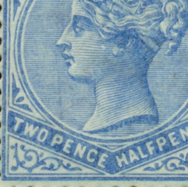 Queen Victoria Flaws Line under chin SG-27a QVF 31