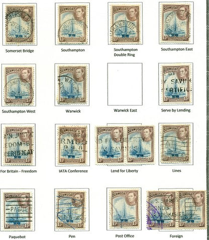 KGV & KGVI Cancels 1938 KGVI Definitive KGX 09