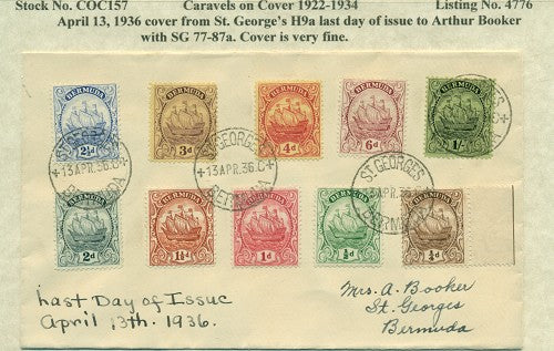 Caravels on Cover 1910-22, 157