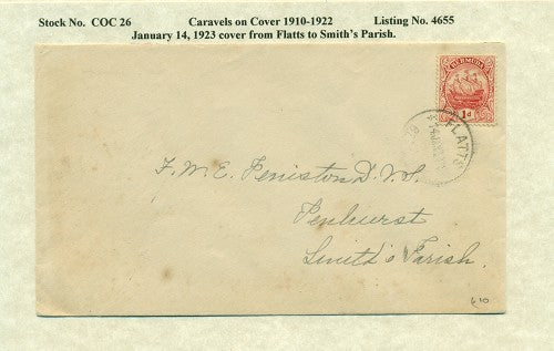 Caravels on Cover 1910-22, 26