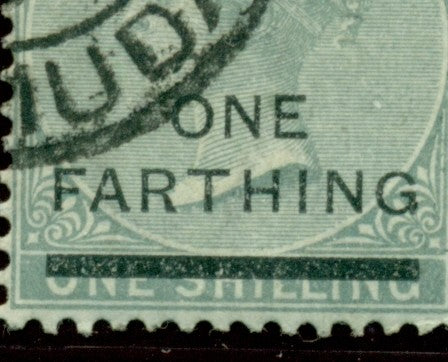 Queen Victoria Flaws missing colour SG-30b QVF 80