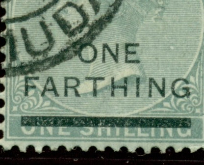 Queen Victoria Flaws missing colour SG-30b QVF 80