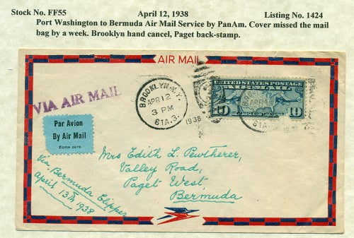 April 12 1938 Port Wash.Return