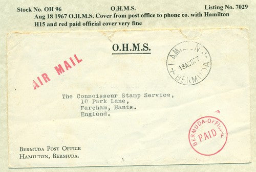 OHMS Post office 1967 OH 96