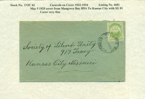 Caravels on Cover 1910-22, 62