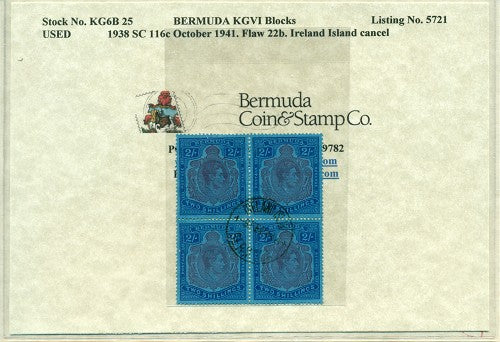 Block of KGVI KG6B 25