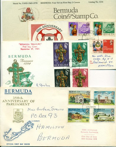 Year set 1969 70 on FDC