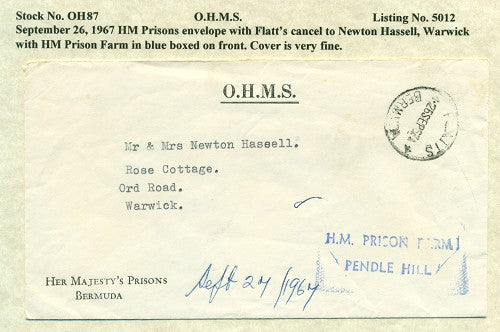 OHMS HM's Prisons September 26, 1967