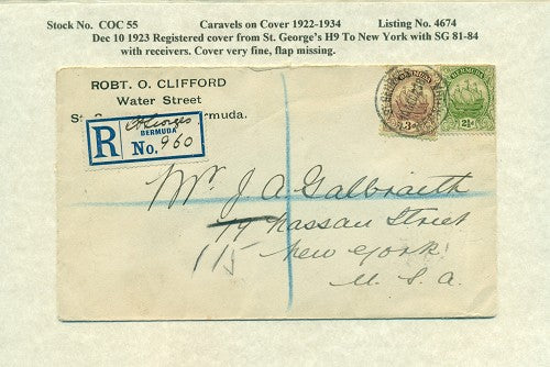 Caravels on Cover 1910-22, 55