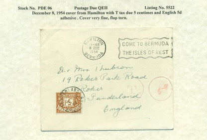Postage Due QEII PDQ06