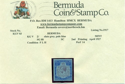 2/- 2nd printing April 1927 - FLH