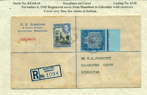 KGV & KGVI Keyplate Covers KG6K 44