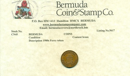 Bermuda Ferry Token CN45